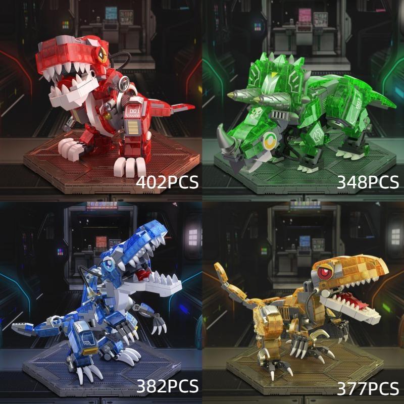 Night Light Dinosaur Diy Building Blocks Set Jurassic Series