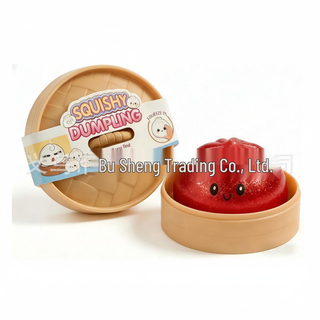 Трансграничная игрушка-пищалка "Большой баоцзы Новая улыбка" - Декомпрессионная, с медленным отскоком, имитация