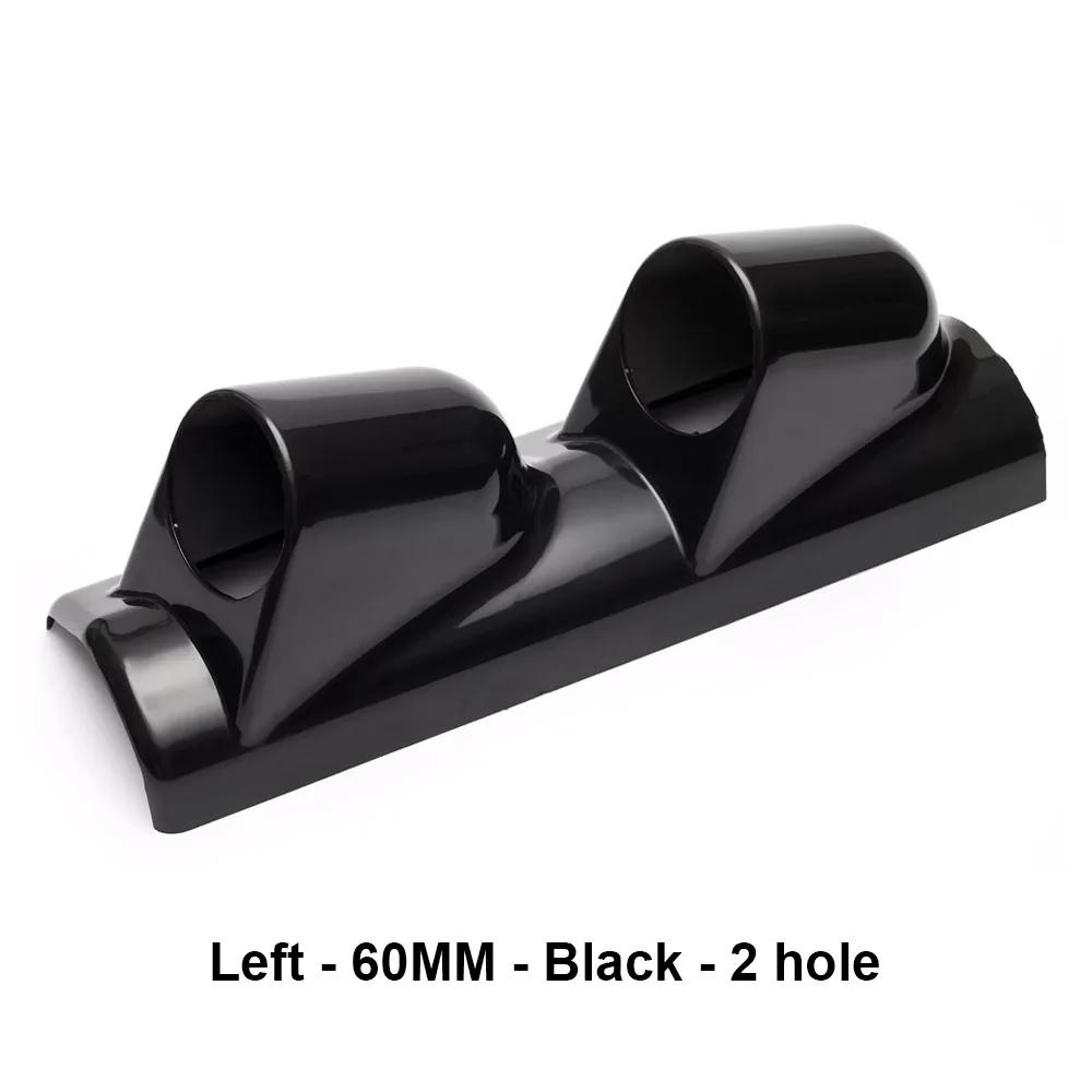 52mm 60mm Universal Car 2 Hole Left/Right Hand Auto Dual Holes A-Pillar Holes Double Hose Guage Holder Pod Modified Instrument