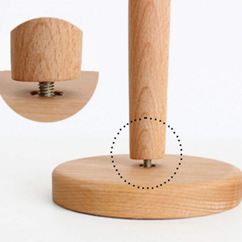 Wooden 6 Hooks Mug Holder Tree Countertop Coffee Cup Holder Detachable Drainage Cup Holder Coffee Counter Bar Accessory