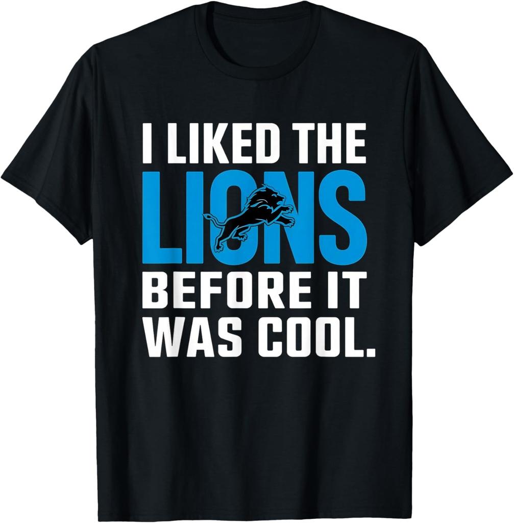 Funny Lions Fan Before It Was Cool Game Day Unisex T-Shirt