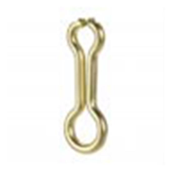 100 шт./набор Ушки из проволоки для грузил Простые Коррозионностойкие Золотистый Сплав Стали Рыболовные Грузила