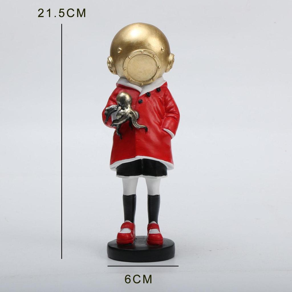 Banksy Deep Diver Sculpture for Home Decor