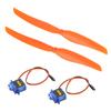 A2212 1000KV Brushless Motor 40A ESC SG90 9G   Servo 1060 Propeller for RC Plane(1000KV Motor 40A ESC 9G Servo 1060 Propeller )