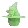 Holiday Pumpkin Decoration Colorful Halloween Pumpkin Figurine with Bat Witch Hat 3d Printed Fidget Toy for Home Office Decor