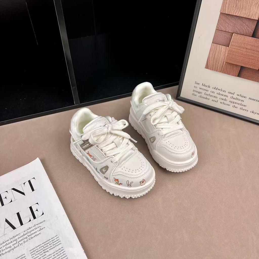 Весна 2026 Детские мультяшные удобные кроссовки - Универсальный спортивный стиль для мальчиков и девочек
