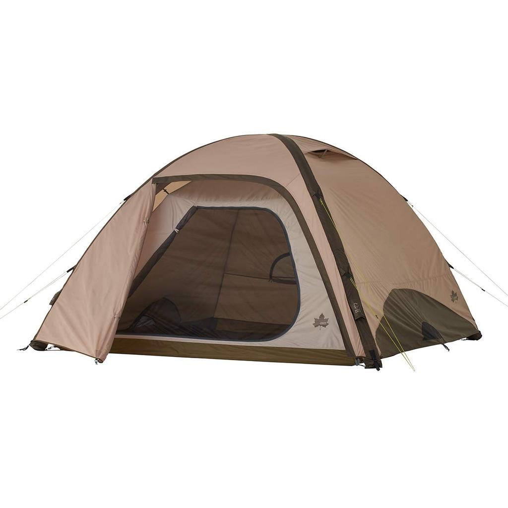 LOGOS Tradcanvas Air Magic Living Life Tent M Tarp Set 71805596 Brown Width 250 X Depth 337 X Height 147 Cm & (Approx.)