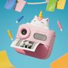 Детская камера для фотосъемки Мини-принтер Портативная термальная мгновенная печать фото для детей HD Двойная камера 4800 Вт Обучающая игрушка в подарок