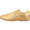 Футбольные бутсы Li Ning Jin Series с шипами и искусственным газоном, амортизирующие, нескользящие, мужские, футбольные бутсы Ancient-Gold YSTT021-4