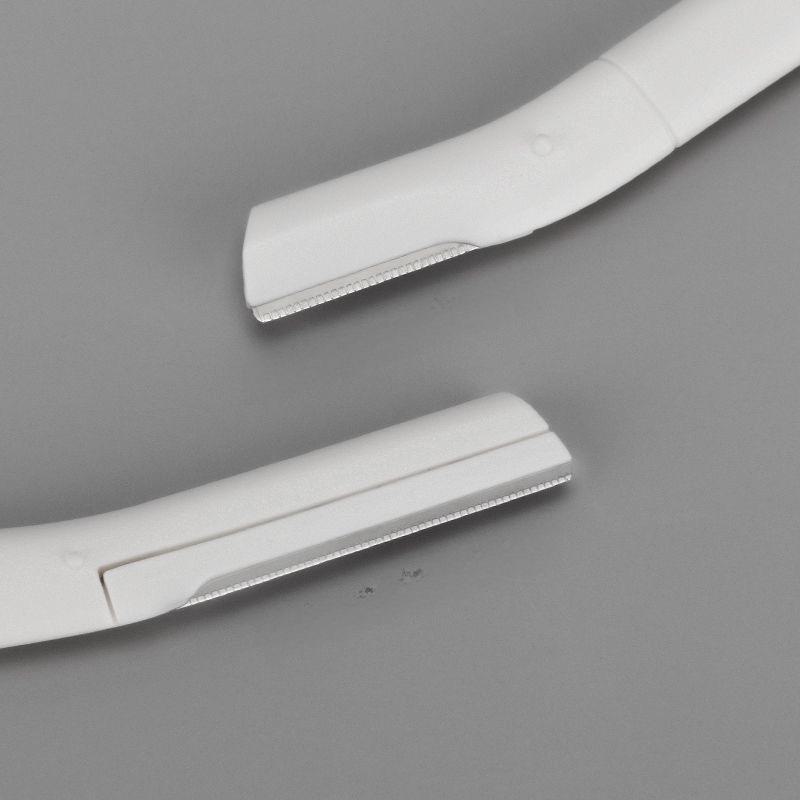 Набор триммеров для бровей из нержавеющей стали с макролезвиями — идеальный вариант для новичков и любителей косметических инструментов.