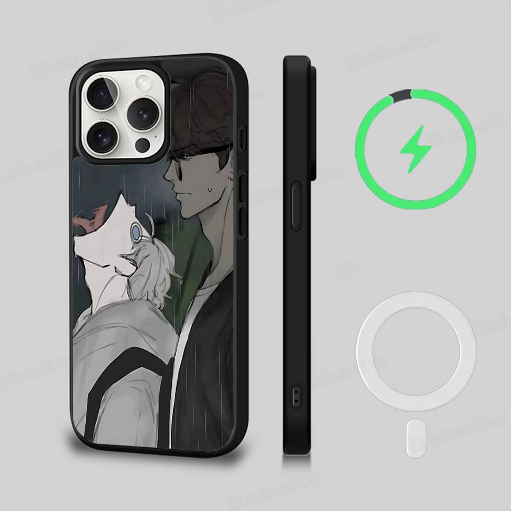 Нерд Проект Бл Аниме Для iPhone 17 Air 16 E 15 14 13 12 11 Pro Max Plus ПК Ударопрочный ТПУ Чехол Для Magsafe Чехол для Телефона
