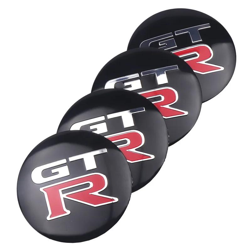 Car New Styling 56mm Wheel Center Hub Cap Sticker Badge Decoration Nissan Qashqai Note Juke Nismo Patrol Navara Mic GTR X-trail