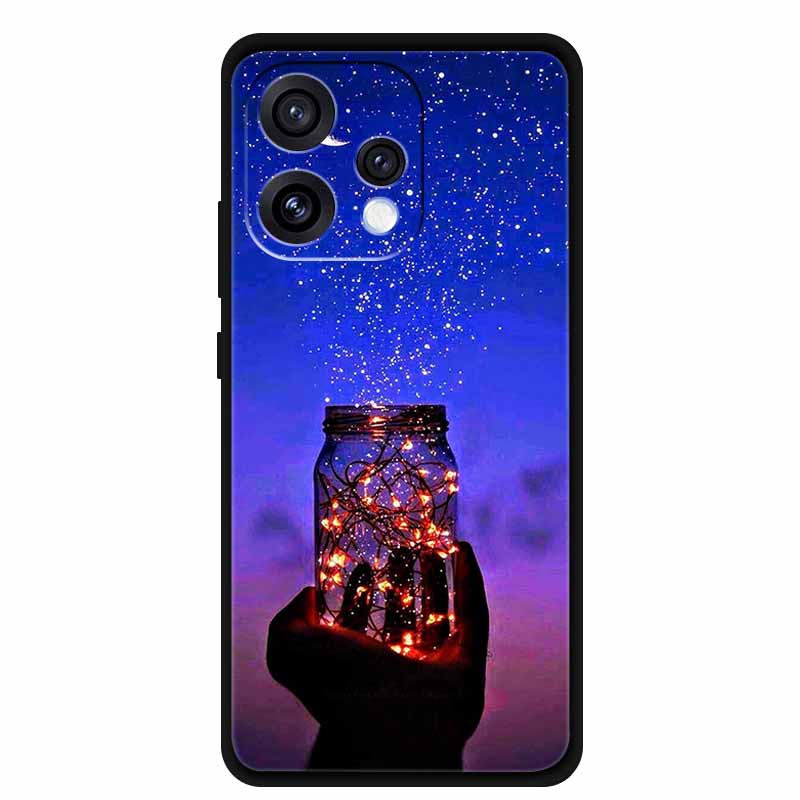 Чехол для Oppo Reno 15c Reno 15 PMD110 Мультяшный Мягкий Силиконовый Защитный Чехол для Телефона на Reno15 Reno15c CPH2825 Роскошный Бампер Coque
