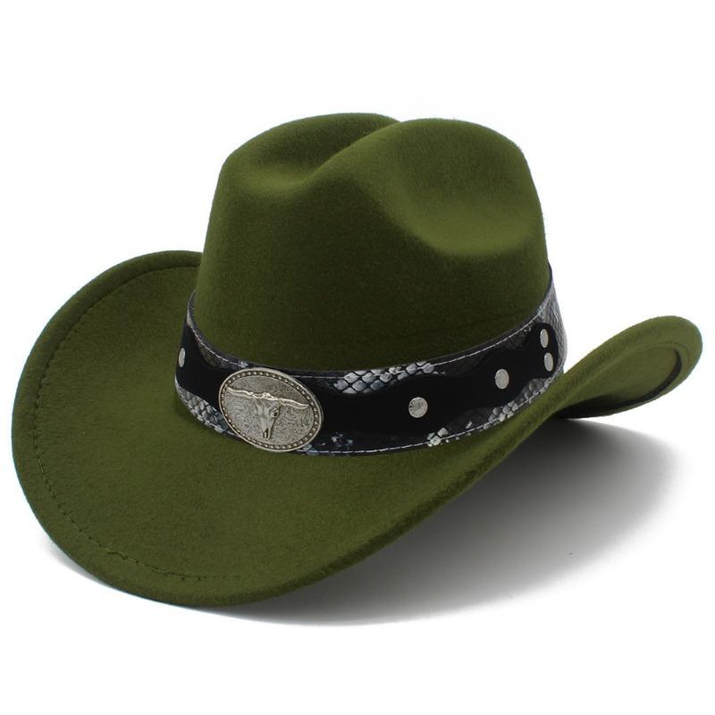 American Style Lightweight Western Cowboy Hat Outdoor Sun Protection Versatile Hat