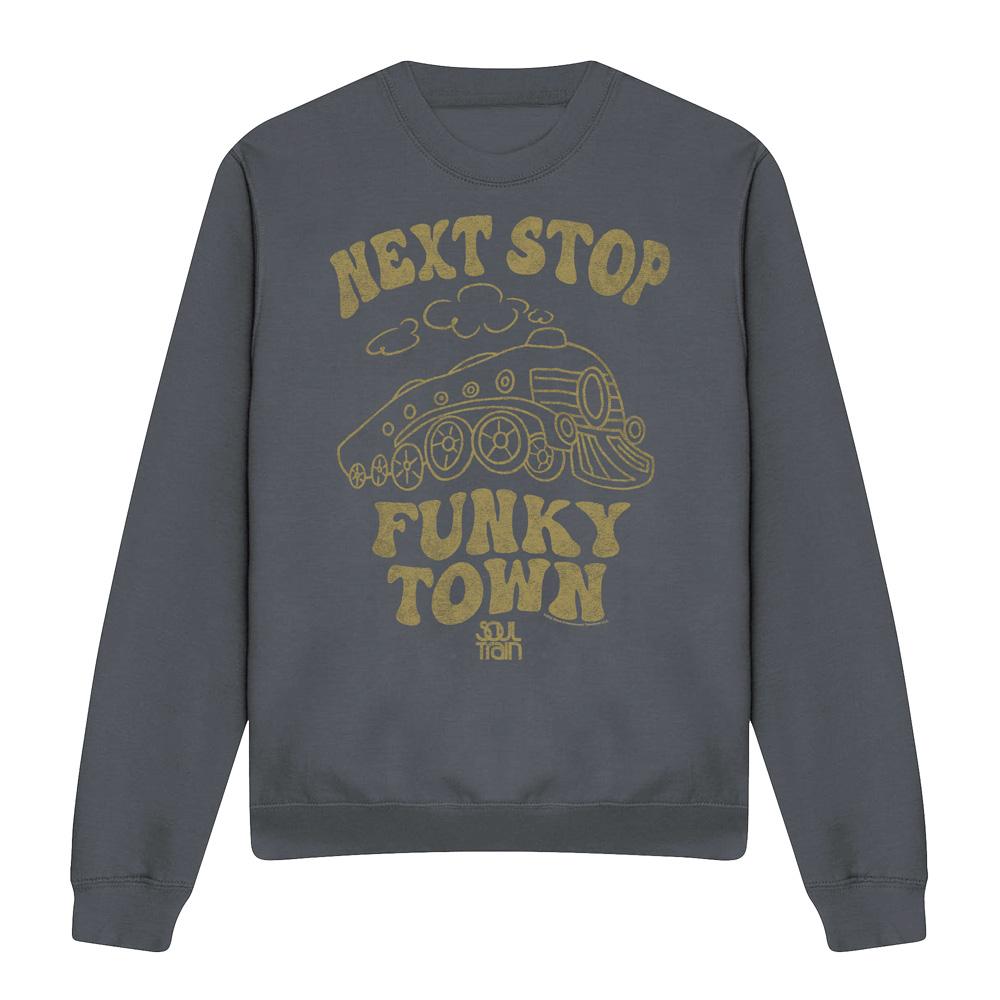BET Unisex Adult Soul Train Next Stop Sweatshirt