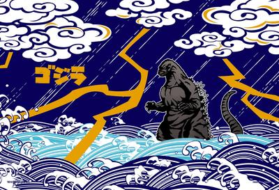 YANOMAN В Jigsaw Japanese Godzilla входит Служба накладных и Инструкции к пазлу (Яноман) [Сделано в Японии] Пазл из 300 деталей, Стиль,