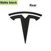 Автомобильная наклейка Tesla Металлическая Покрываемая Передняя эмблема логотипа Наклейка для Tesla Model 3 Mode Y Задний багажник Значок Углеродное волокно Наклейка Внешний
