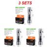 Mini Flashlight Keychain Multi-function Waterproof USB Rechargeable Outdoor Hiking Camping Powerful Magnetic Warning Flashlight