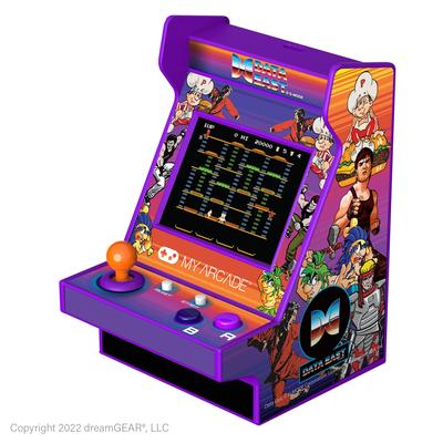 MY ARCADE Data East представляет Nano Player — полностью играбельный портативный мини-аркадный автомат с 208 ретро-играми, цветной дисплей — 4,5" 2,4"
