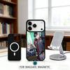 G-Genshin Impact W-Wriothesley Чехол для телефона Магнитный Для iPhone17 16 15 14 13 12 Pro Max Для Magsafe Беспроводная зарядка Чехол