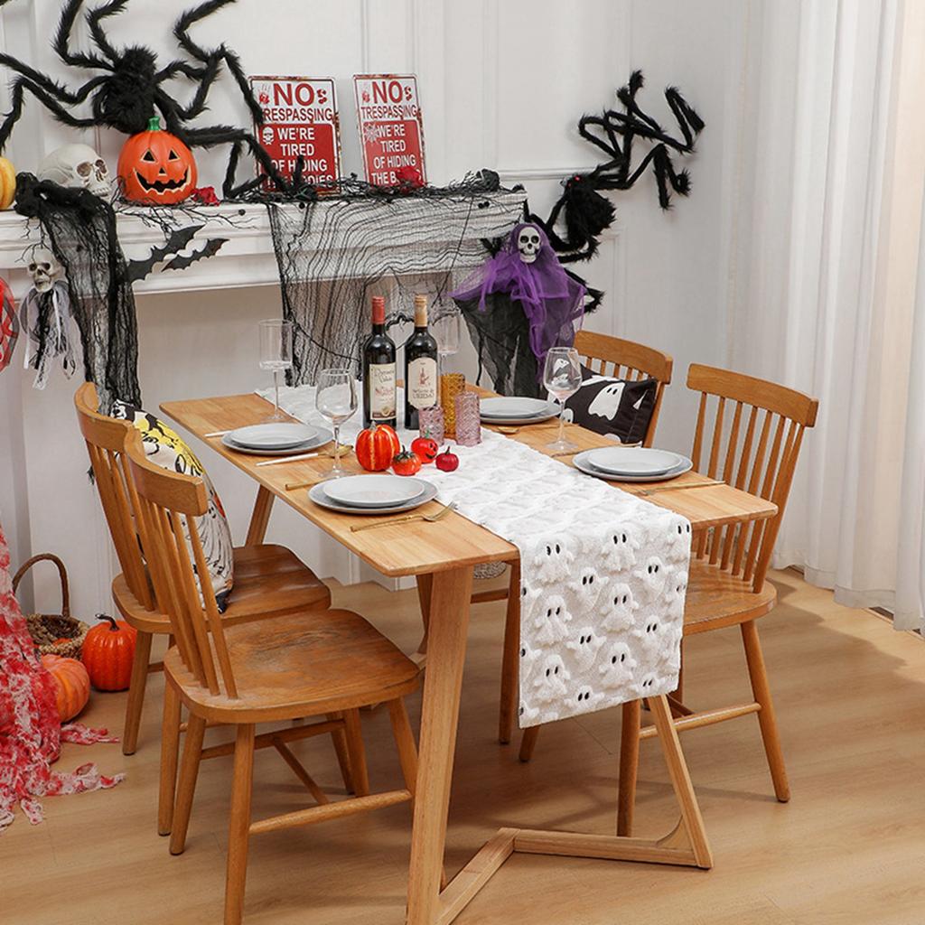 Halloween Tablecloth, Three-dimensional Table Flag Tablecloth, Family Gathering Tablecloth Decoration