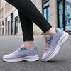 Women's Sneaker New Fashion Breathable Trainers Comfortable Sneakers Mesh Fabric Lace Up Women's Tennis Shoes For Women