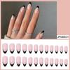 Wearing Nails Finished Fake Nail French Nail Art Simple Style Nail Patch