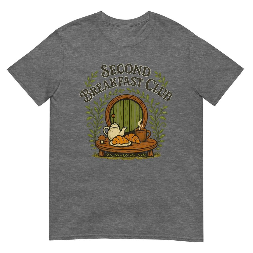 Second Breakfast Club Retro Cottagecore Brunch Bakery Lovers Tshirt