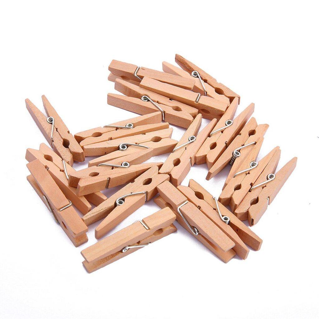 Smalll Size Mini Wooden Clips Wedding Party Wooden Clip Coloful Clips Photo Clips for Sheets Clothespin Craft Decor Clips Pegs