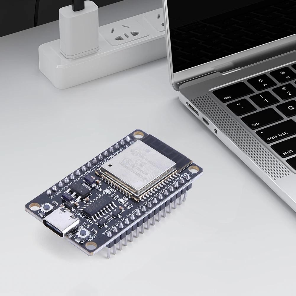 10-1pcs ESP32 WROOM-32 Development Board 5V TYPE-C CH340C WiFi+Bluetooth Power Consumption SPI Flash 32Mbits Wireless Module