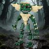 552PCS MOC Building Blocks Green Big Eears Monster Action Figure Articulated DIY Bricks for Adult Construction Toy Xmas Gifts