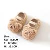 Winter Warm Toddler Shoes Cute Cartoon Bear Baby Boat Sock New Baby Slippers