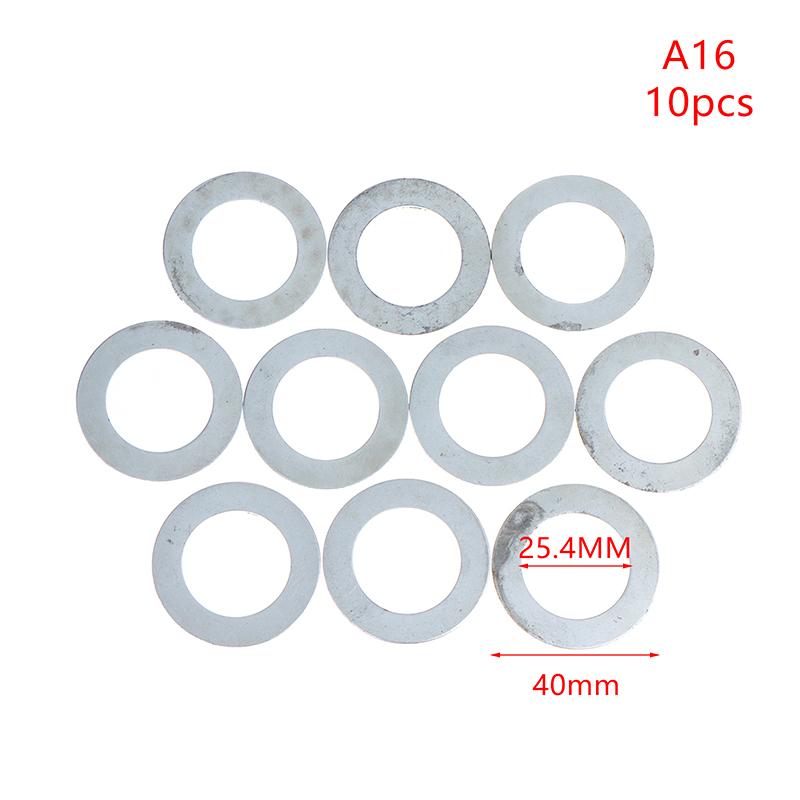 Circular Saw Blade Reducing Conversion Rings 10Pcs 10-32mm Easy Install Adapters for Angle Grinder Cutting Disc Carpenter Woodworking Tools