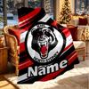 Custom Name Personalized North Sydney Bears Print Blanket, Home Decor, Bedroom, Sofa, Camping, Couch, Gifts for Birthday Christmas