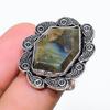 Labradorite Gemstone 925 Sterling Silver Gift Jewelry Ring Size 7.5