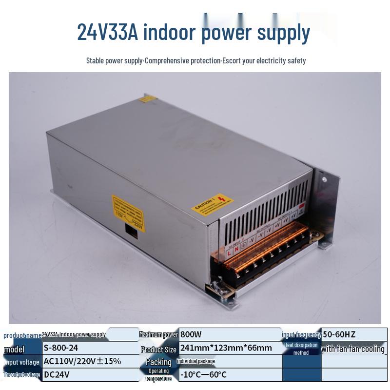 220V to 24V/12V/5V DC LED Power Supply Transformer for LED Strips, 2A/5A/10A/15A/20A