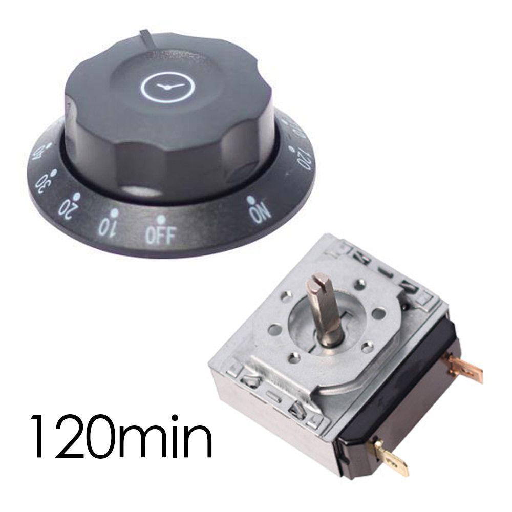 Durable Disinfection Cabinet 60/90/120min Knob Timer Switch Mechanical Time Switch with Bell