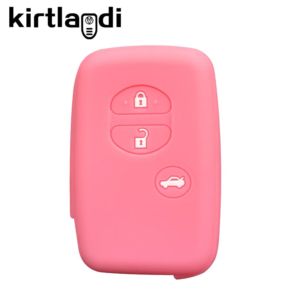 Silicone Car Key Fob Cover Case For Toyota Prius Venza land cruiser prado 150 Camry Crown RAV4 Corolla for Subaru Key Proctor