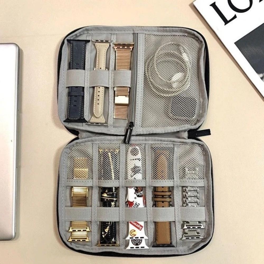 Multifunction Watchband Box Large Capacity Watchband Storage Box Data Cable Storage