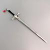 Красивый панк-рубиновый кулон-меч, шпилька для волос, головной убор, палочка для волос с кисточками, аксессуары для волос для маскарадов