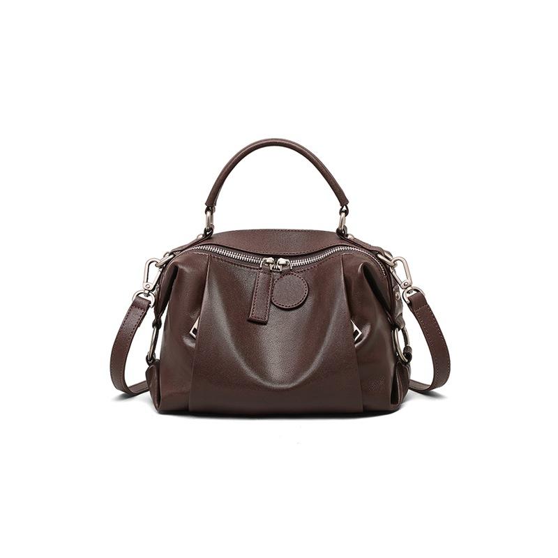 New First-layer Cowhide Autumn and Winter Women's Crossbody Bag Large Capacity Genuine Leather Handbag Mother Bag