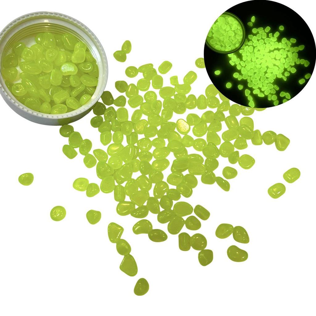 Светящиеся искусственные флюоритовые камешки 5-8 мм для аквариумов и садов