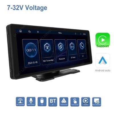 10,26-дюймовый автомобильный мультимедийный проигрыватель Reaview Camera Wireless Carplay Android Auto Desktop Car Stereo Bluetooth-совместимый Mirrorlink