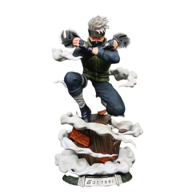 Shippuden Anime Figure Model Hatake Kakashi Gk 29cm Statue Collectible Toys The Last Uzumaki Naruto Figma Darts Kunai