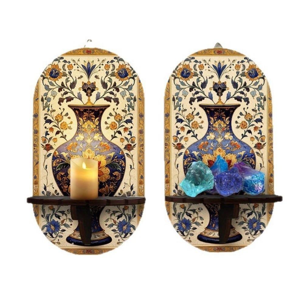 Flower Wall  Storage Rack Tiger Wall Display Stand Wall Mounted Shelf  Home Decoration