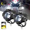 60W Motorcycle LED Headlight CSP Chip LED Additional Headlamp Bulb Moto Fog Lamp High Low Light Motorcycle Spotlight Scooter 12V