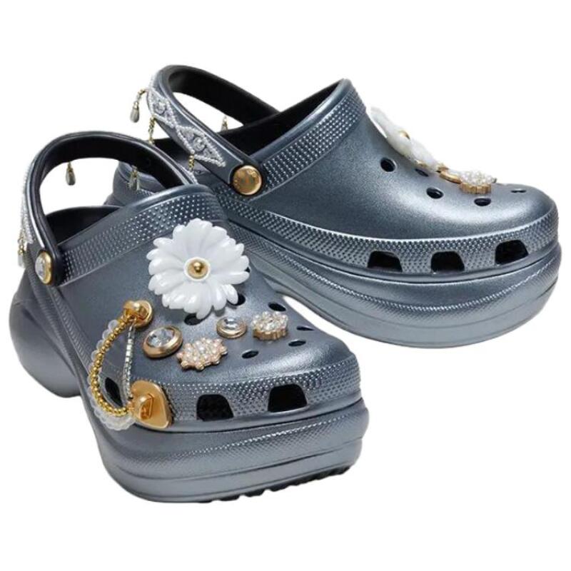 Crocs Винтажная модная обувь с дырками женская синяя