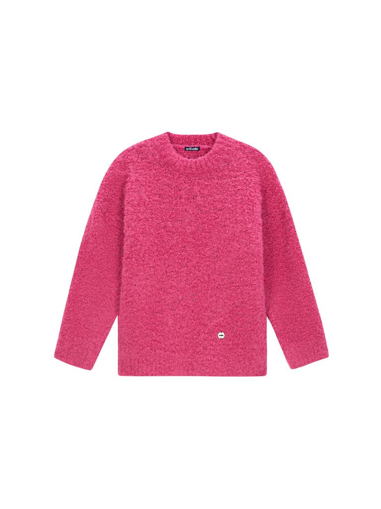 ASIF CALIE Alpaca Round Knit Pink