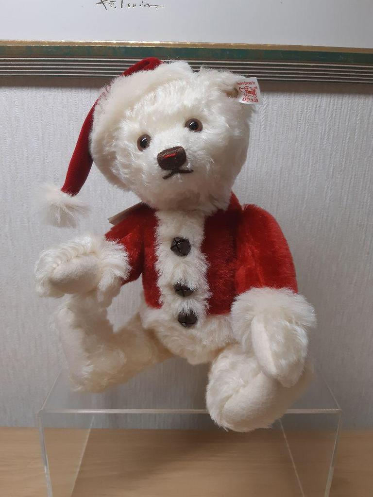 [Б/У] Плюшевый мишка Steiff "Рождественский мишка 2012" прибл.. 27см