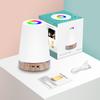 Cute Touch Control Adjustable Brightness Home Decoration Atmosphere RGB Night Light Table Lamp Bedside Led Night Light Bedroom